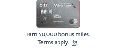 Citi / AAdvantage credit card. Earn 50,000 bonus miles. Terms apply. Opens another site in a new window that may not meet accessibility guidelines.