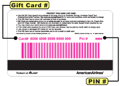 Gift card example