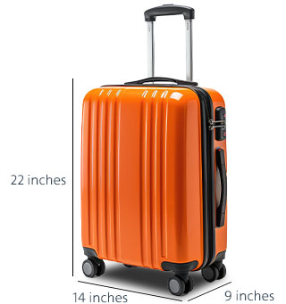 american airlines carry on bag size